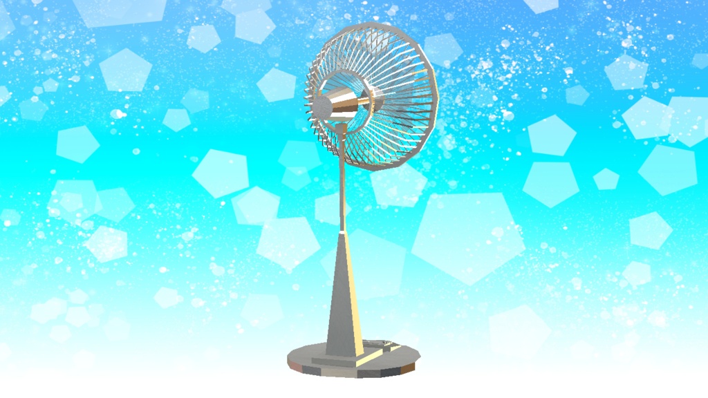 IchiKon Fanman / いちこん扇風機マン #cluster 対応ローポリアバター