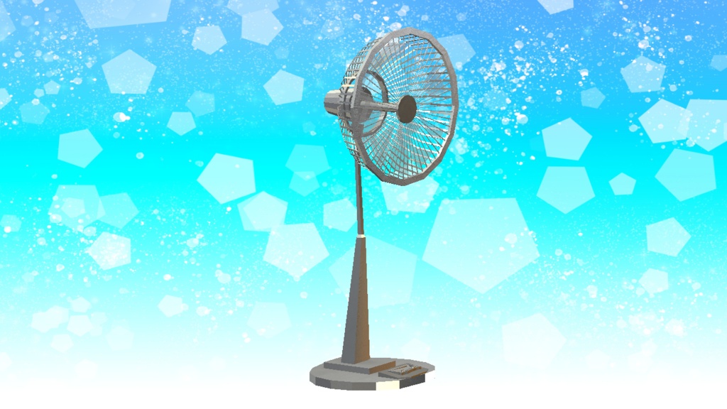 IchiKon Fanman / いちこん扇風機マン #cluster 対応ローポリアバター