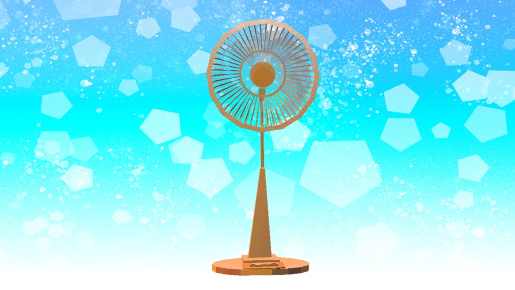 IchiKon Fanman / いちこん扇風機マン #cluster 対応ローポリアバター