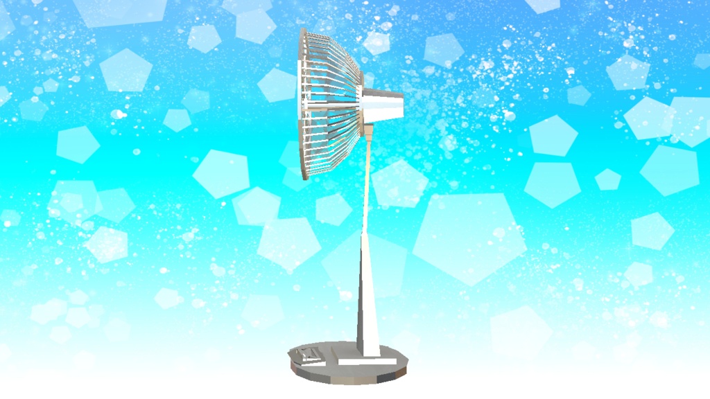 IchiKon Fanman / いちこん扇風機マン #cluster 対応ローポリアバター