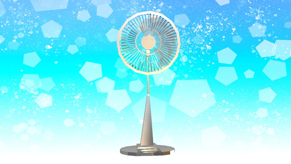 IchiKon Fanman / いちこん扇風機マン #cluster 対応ローポリアバター