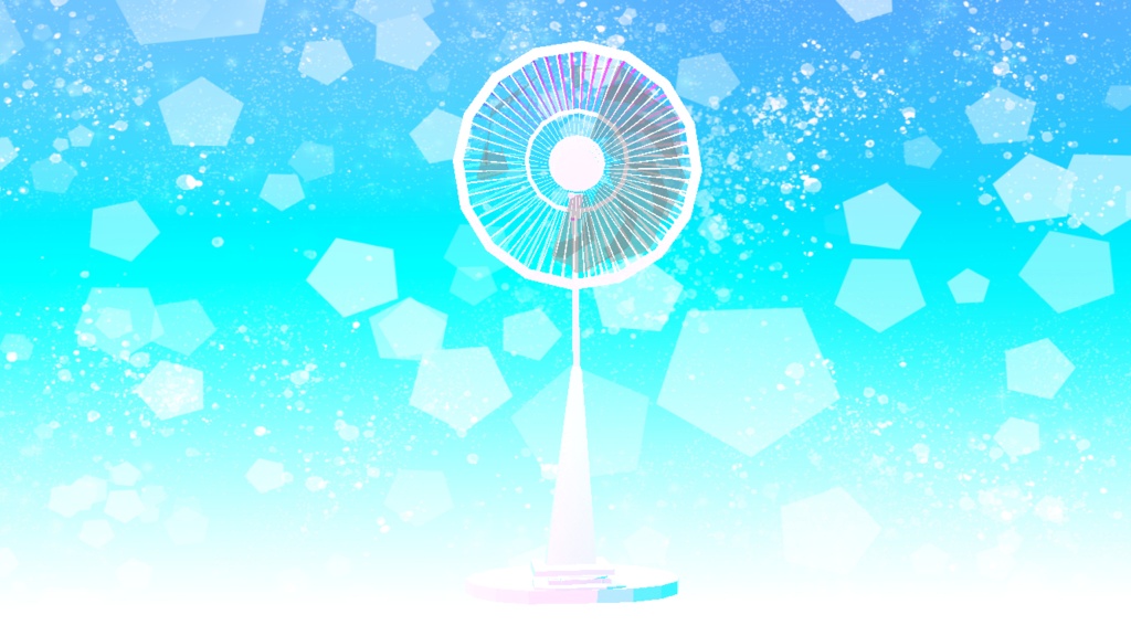 IchiKon Fanman / いちこん扇風機マン #cluster 対応ローポリアバター