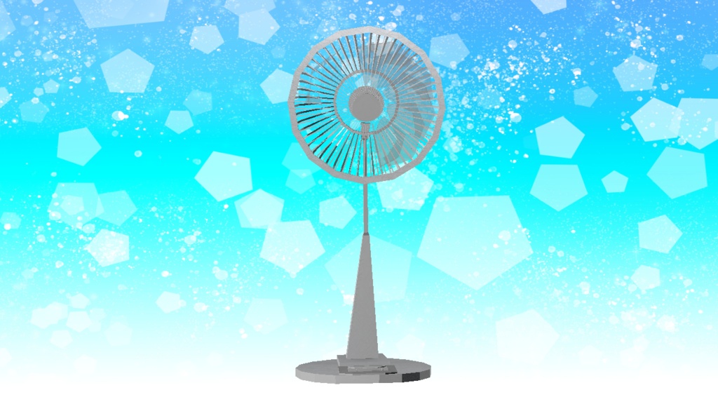 IchiKon Fanman / いちこん扇風機マン #cluster 対応ローポリアバター