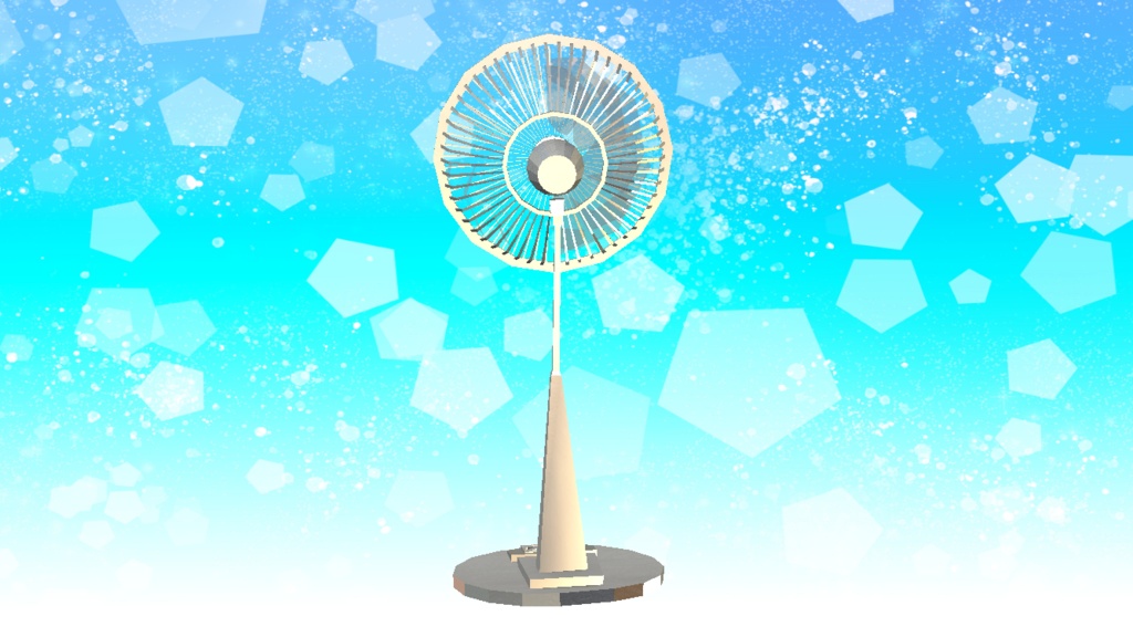 IchiKon Fanman / いちこん扇風機マン #cluster 対応ローポリアバター