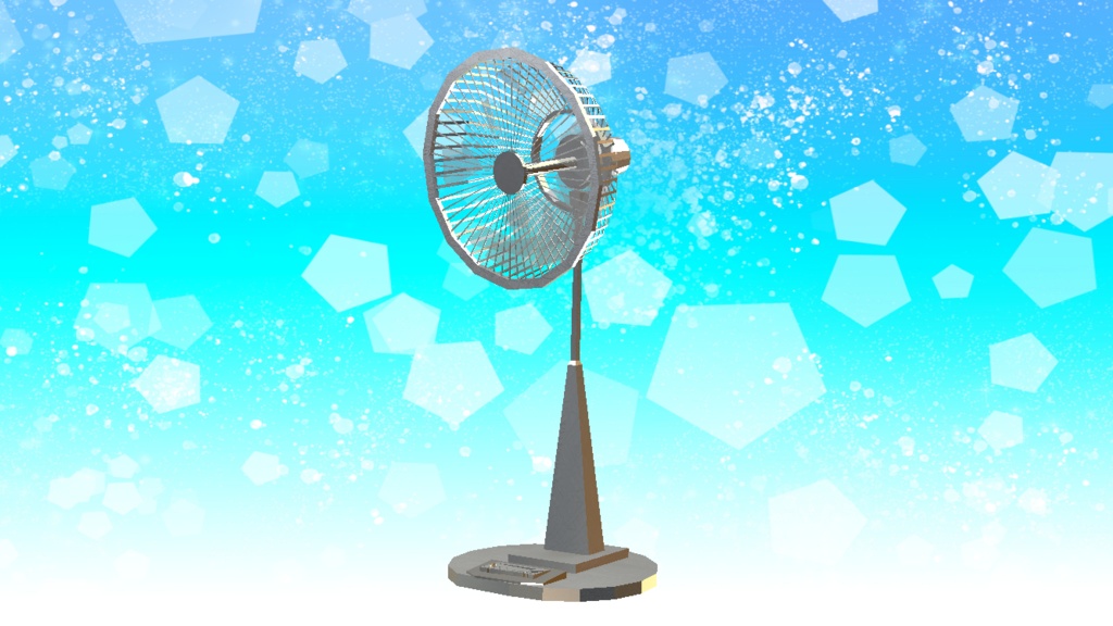 IchiKon Fanman / いちこん扇風機マン #cluster 対応ローポリアバター