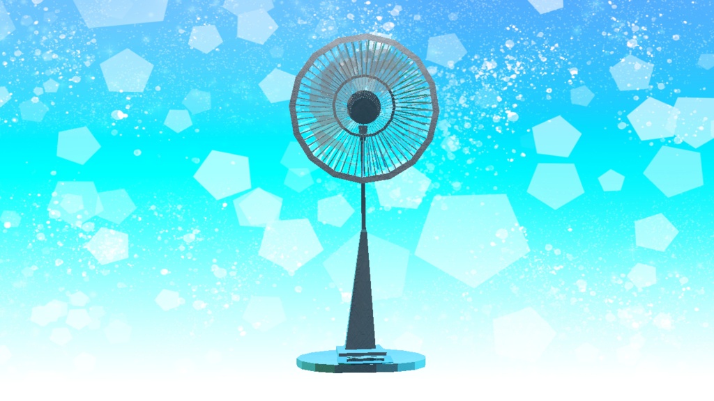 IchiKon Fanman / いちこん扇風機マン #cluster 対応ローポリアバター