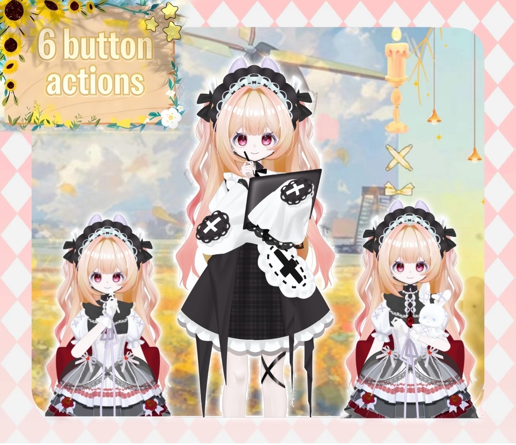 【Live2Dモデル】【汎用モデル】ドールラビット/Doll Rabbit