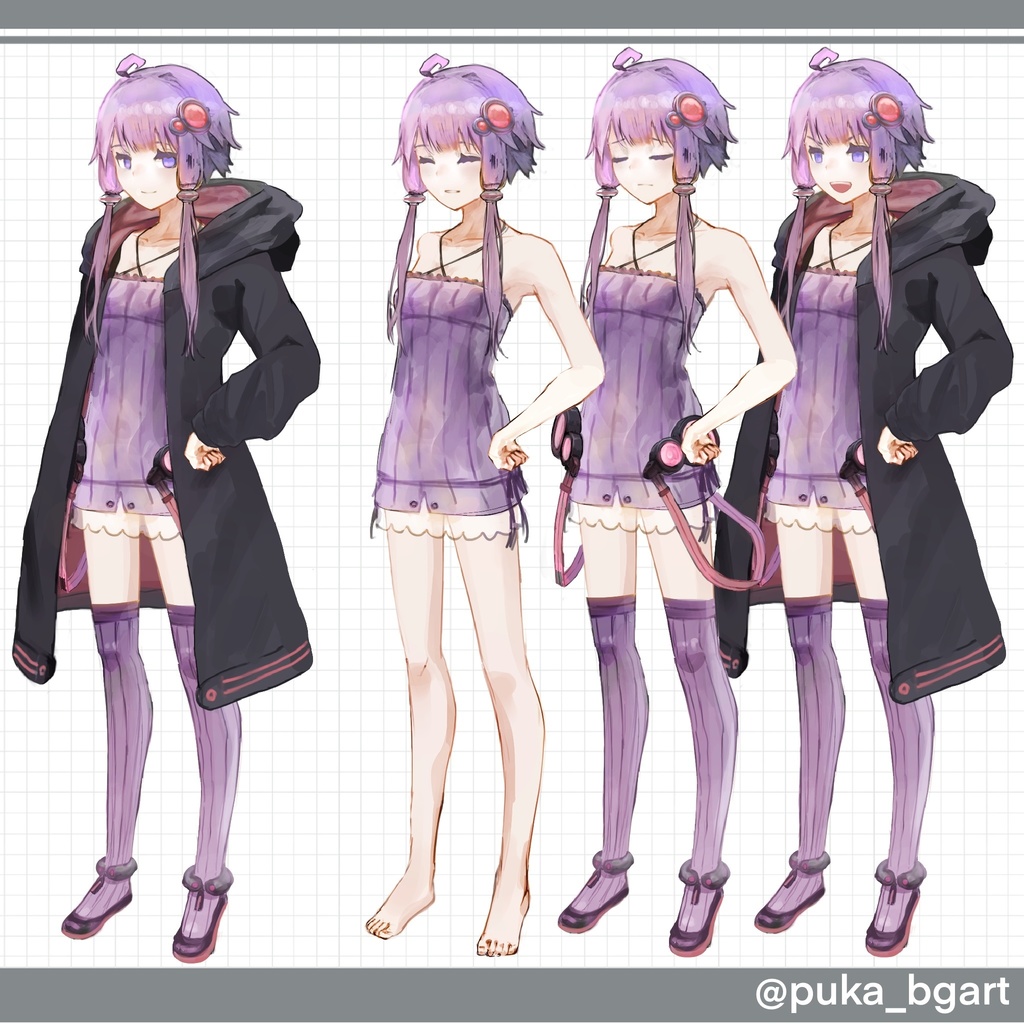 結月ゆかり 立ち絵 psd