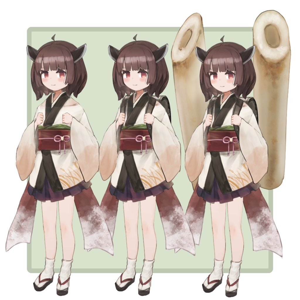 東北きりたん 立ち絵素材 psd