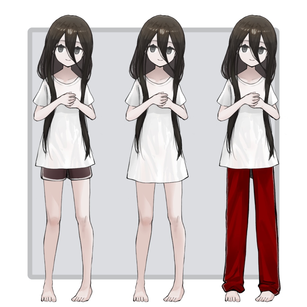 中国うさぎ フリー立ち絵素材 psd