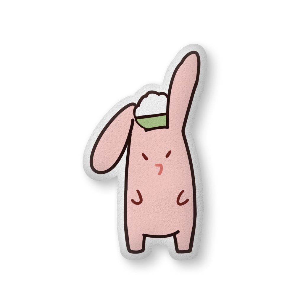 🐰クソウサギのクソデカクッション🍚