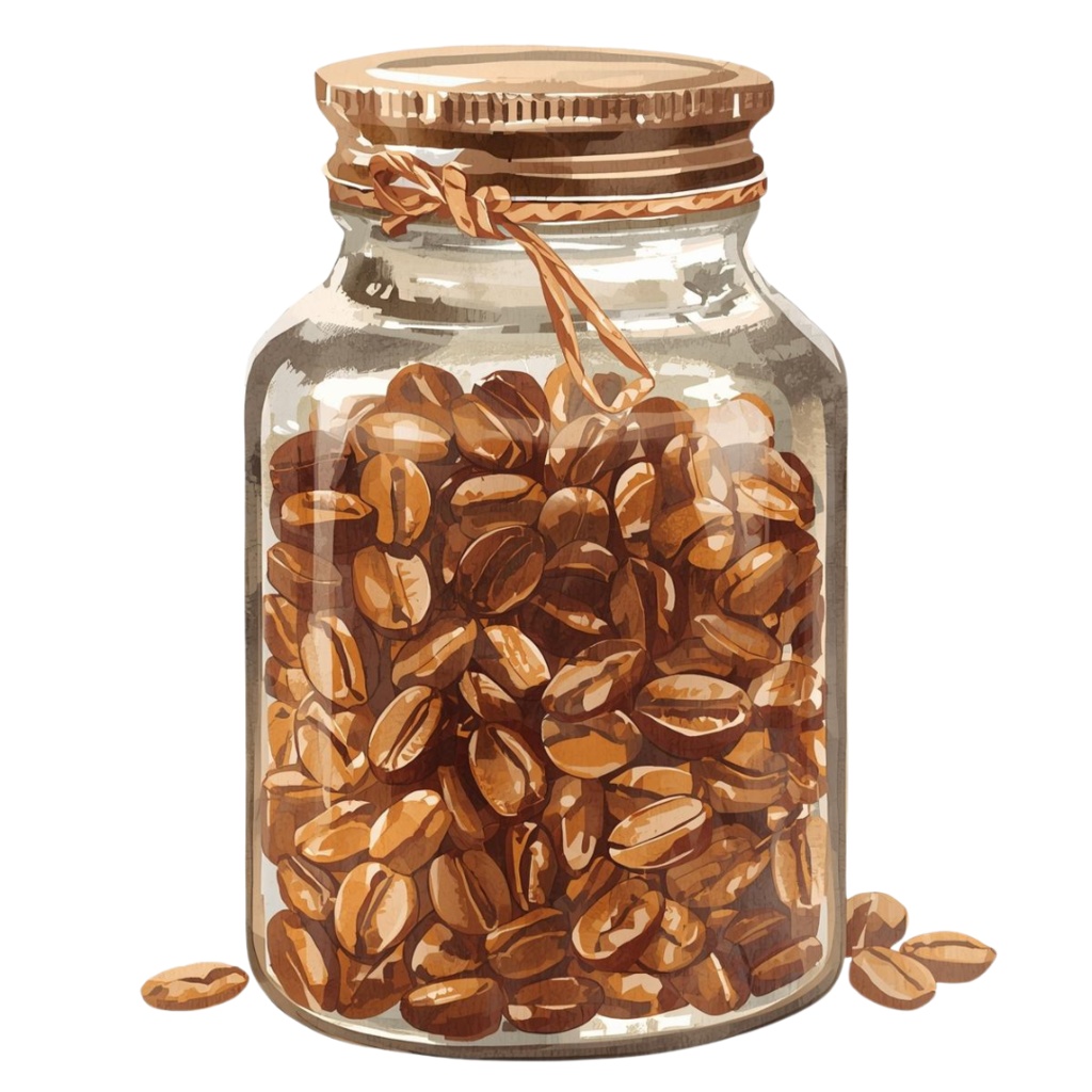 「カフェシリーズ」水彩アンティーク風クリップアート素材15点セット|PNG形式背景透過