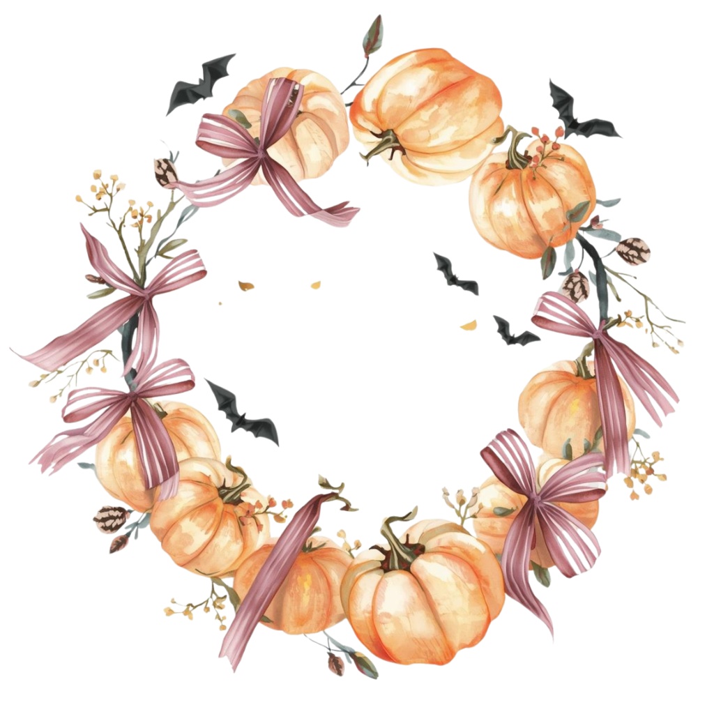 「ハロウィンシリーズ」水彩アンティーク風クリップアート素材15点セット|PNG形式背景透過