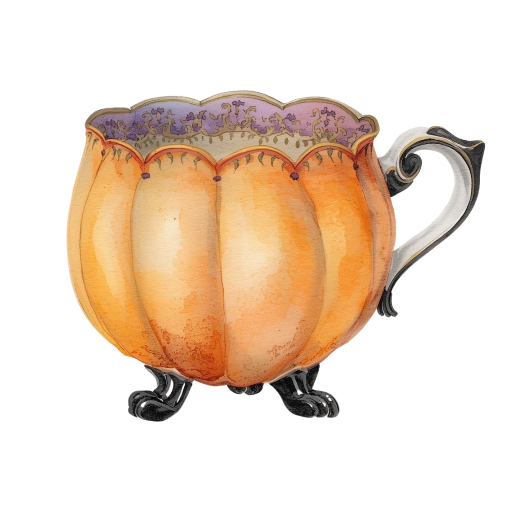 「ハロウィンシリーズ」水彩アンティーク風クリップアート素材15点セット|PNG形式背景透過