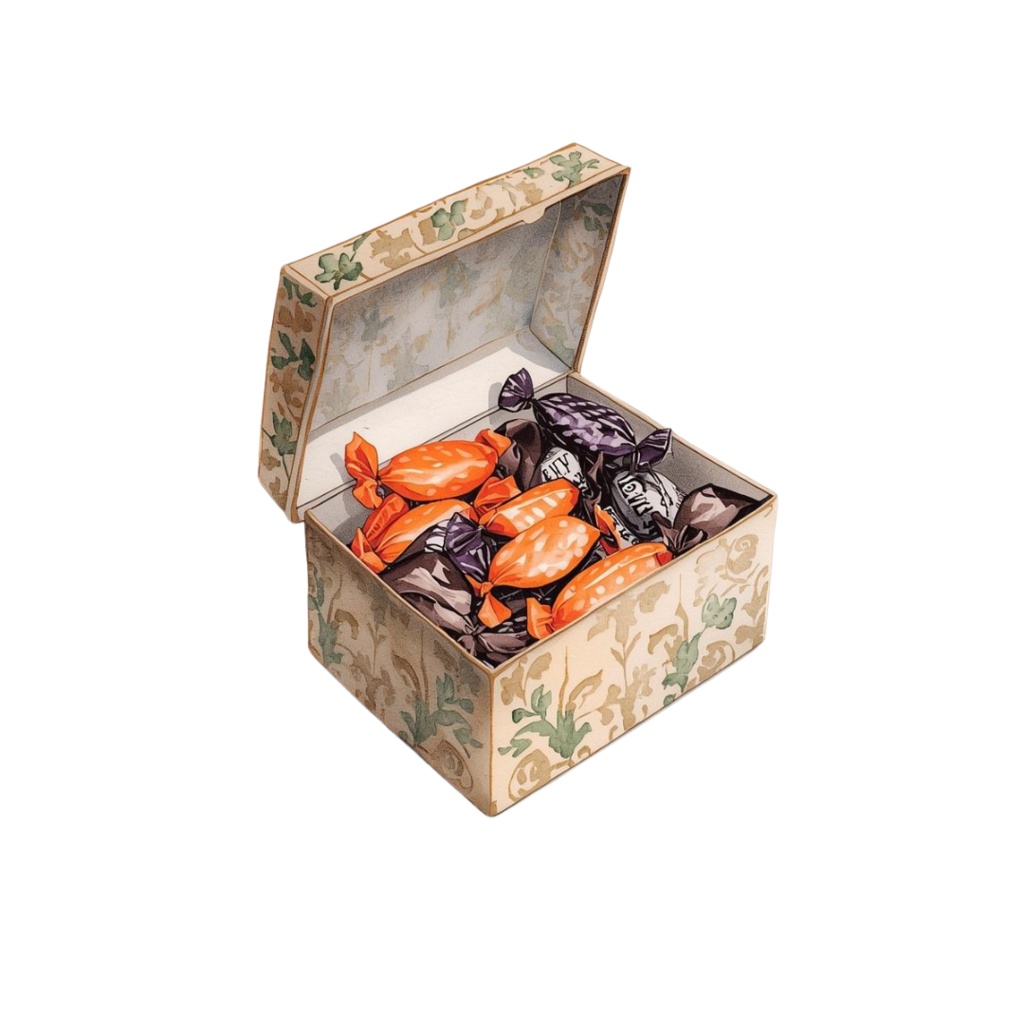 「ハロウィンシリーズ」水彩アンティーク風クリップアート素材15点セット|PNG形式背景透過