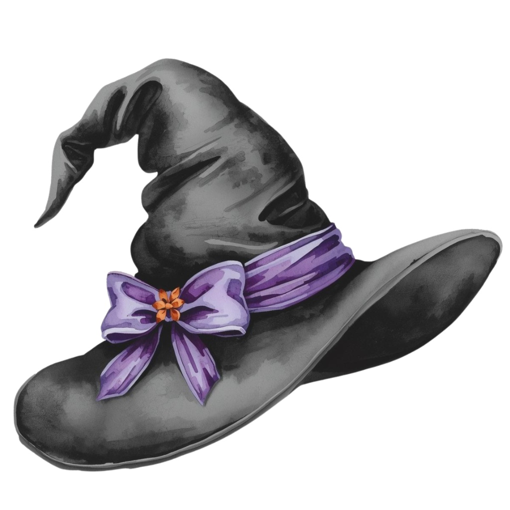 「ハロウィンシリーズ」水彩アンティーク風クリップアート素材15点セット|PNG形式背景透過