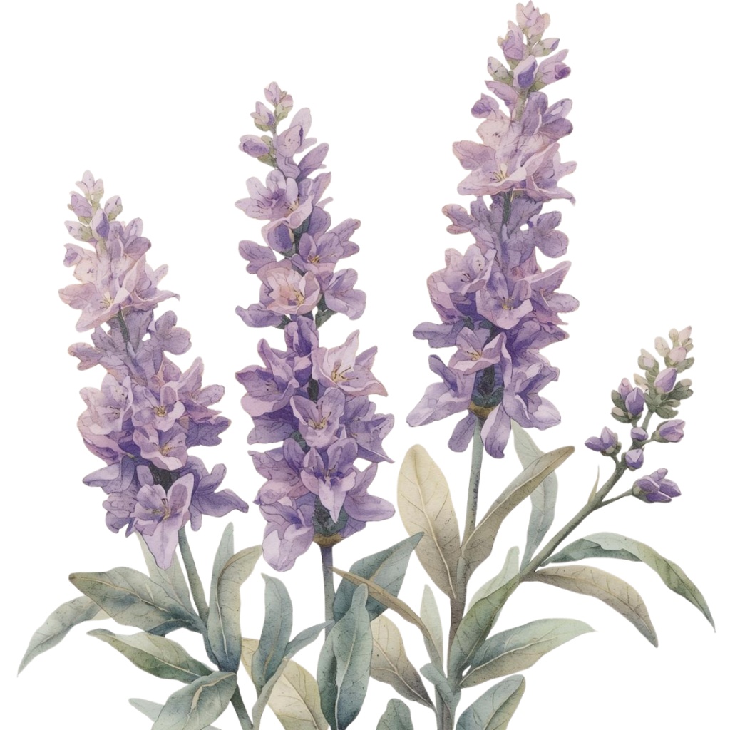 「ボタニカルシリーズ」水彩アンティーク風フローラルクリップアート素材15点セット|PNG形式背景透過