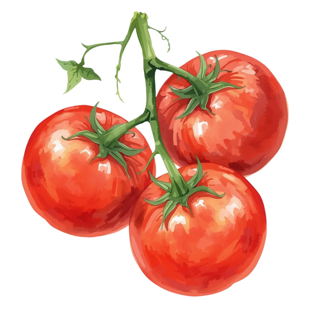 「野菜シリーズ」水彩画風クリップアート素材15点セット|PNG形式背景透過