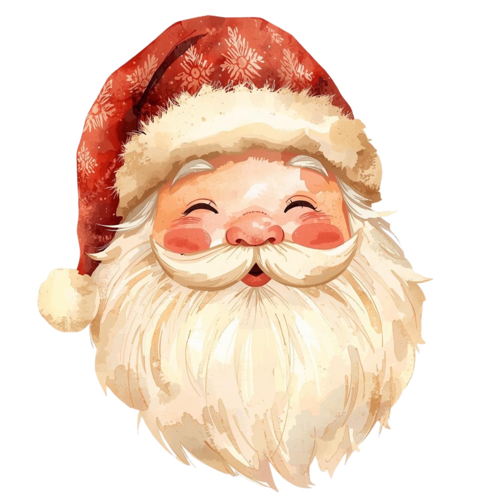 「クリスマスシリーズ②」水彩アンティーク風クリップアート素材15点セット|PNG形式背景透過