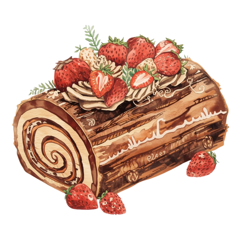 「クリスマスシリーズ②」水彩アンティーク風クリップアート素材15点セット|PNG形式背景透過