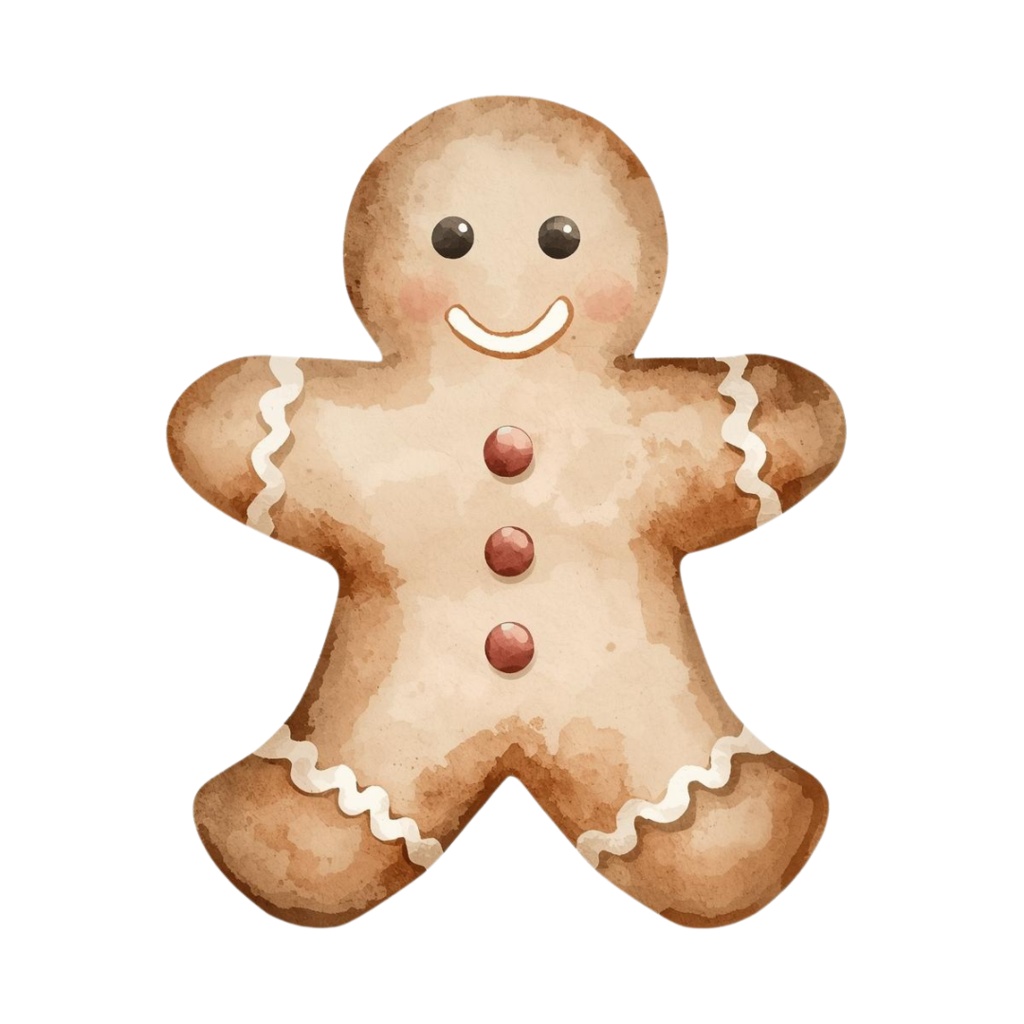 「クリスマスシリーズ②」水彩アンティーク風クリップアート素材15点セット|PNG形式背景透過