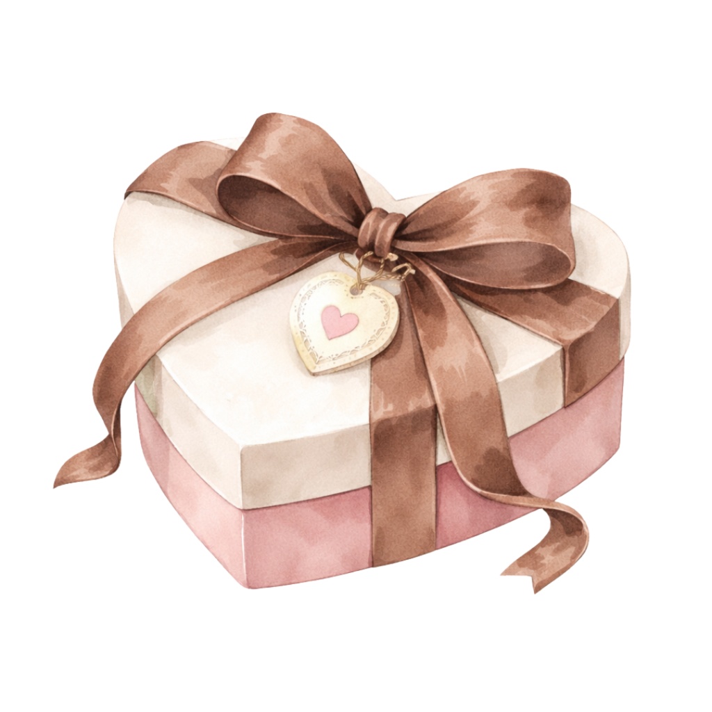 「バレンタインシリーズ②」水彩クリップアート素材20点セット|PNG形式背景透過