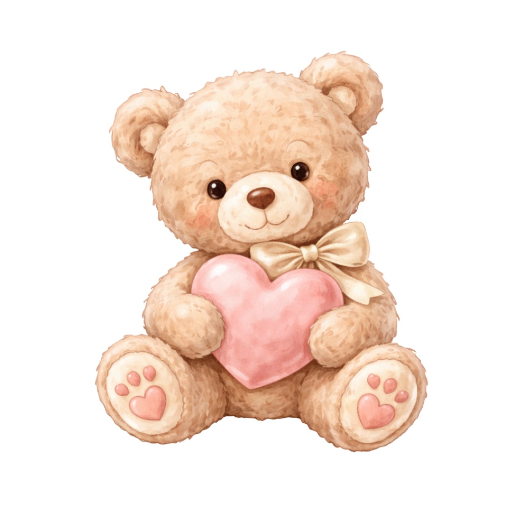 「バレンタインシリーズ②」水彩クリップアート素材20点セット|PNG形式背景透過