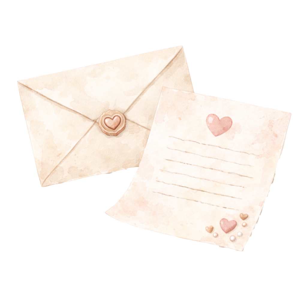 「バレンタインシリーズ②」水彩クリップアート素材20点セット|PNG形式背景透過