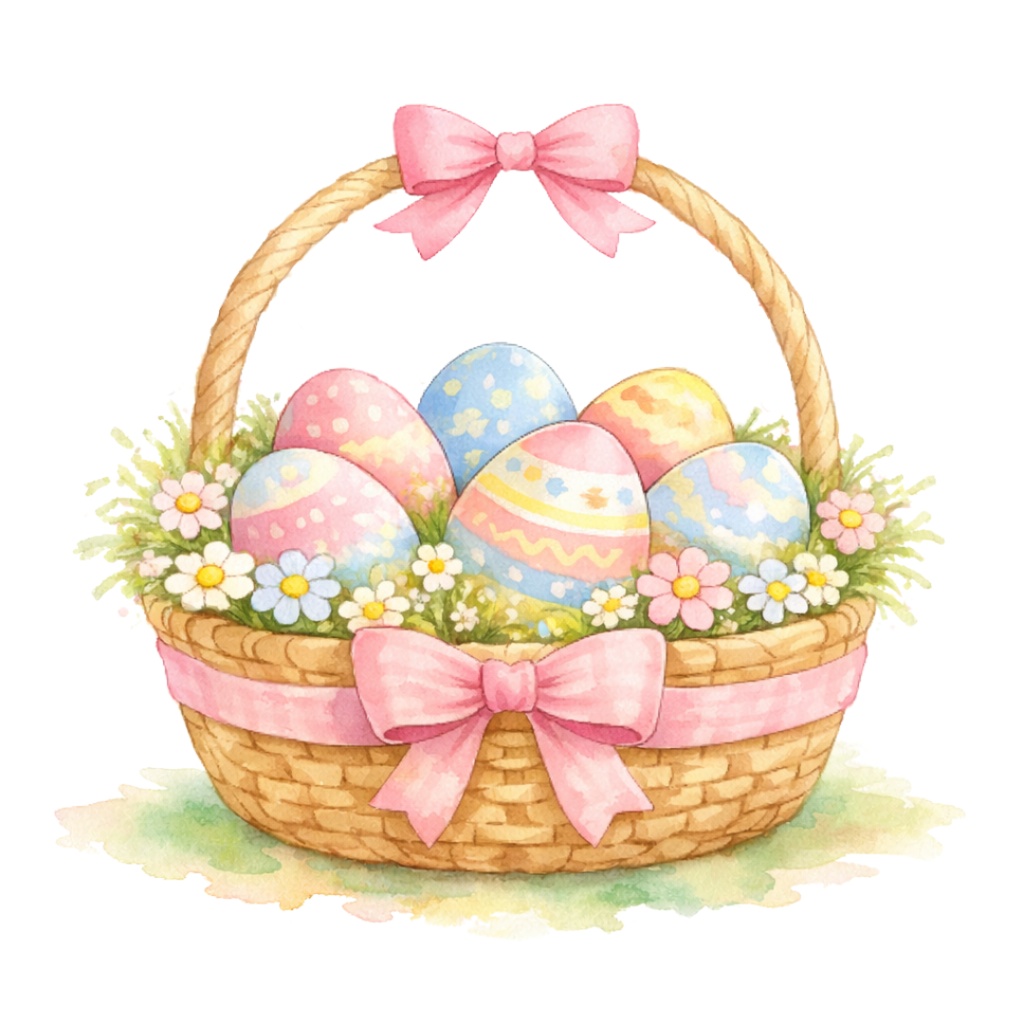 「イースターシリーズ ②ひよこ」水彩画風クリップアート 素材12点セット|PNG形式背景透過
