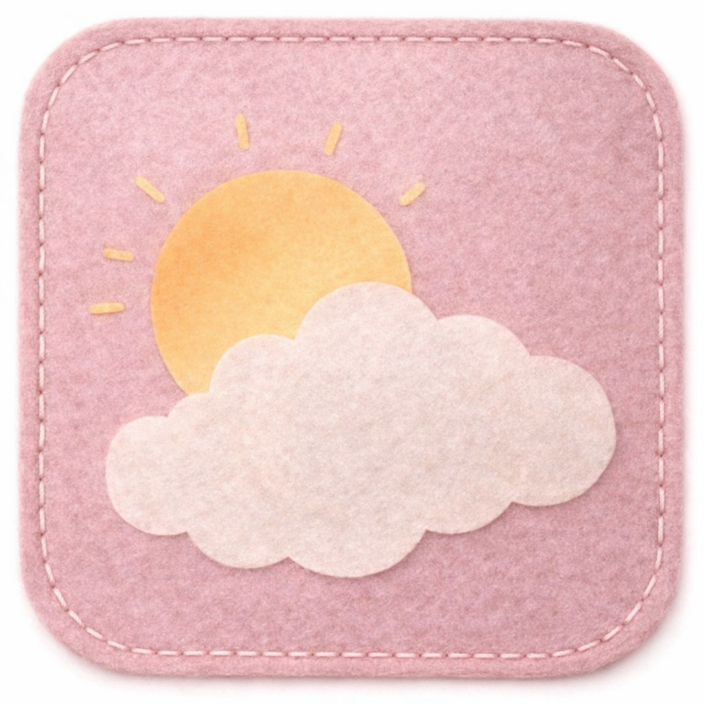 アイコンパック ( APP ICON PACK )③ フェルト風