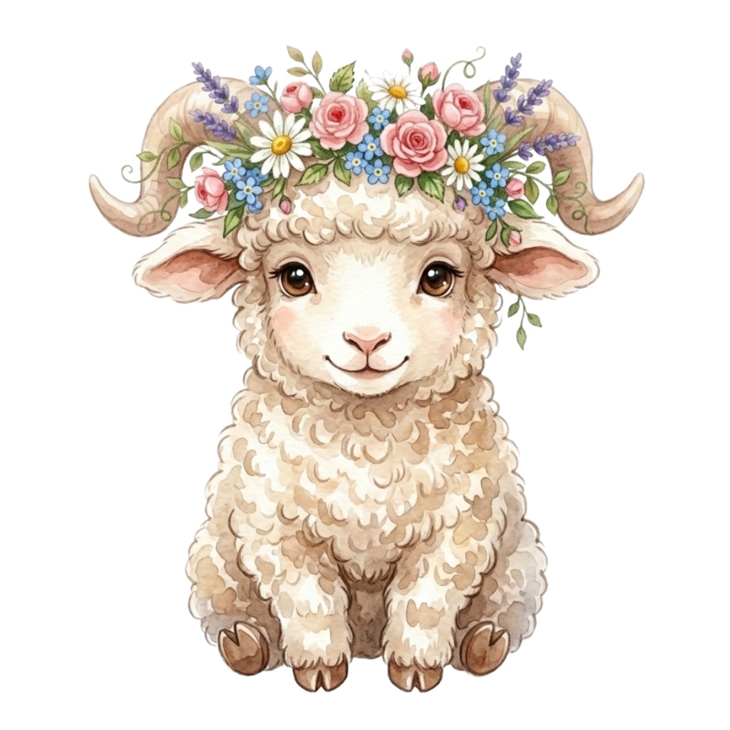 「12星座モチーフ&装飾アイテム」水彩画風クリップアート素材20点セット|PNG形式背景透過