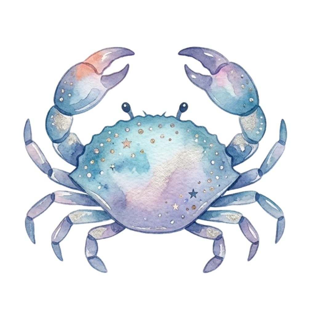 「12星座モチーフ&装飾アイテム」水彩画風クリップアート素材20点セット|PNG形式背景透過