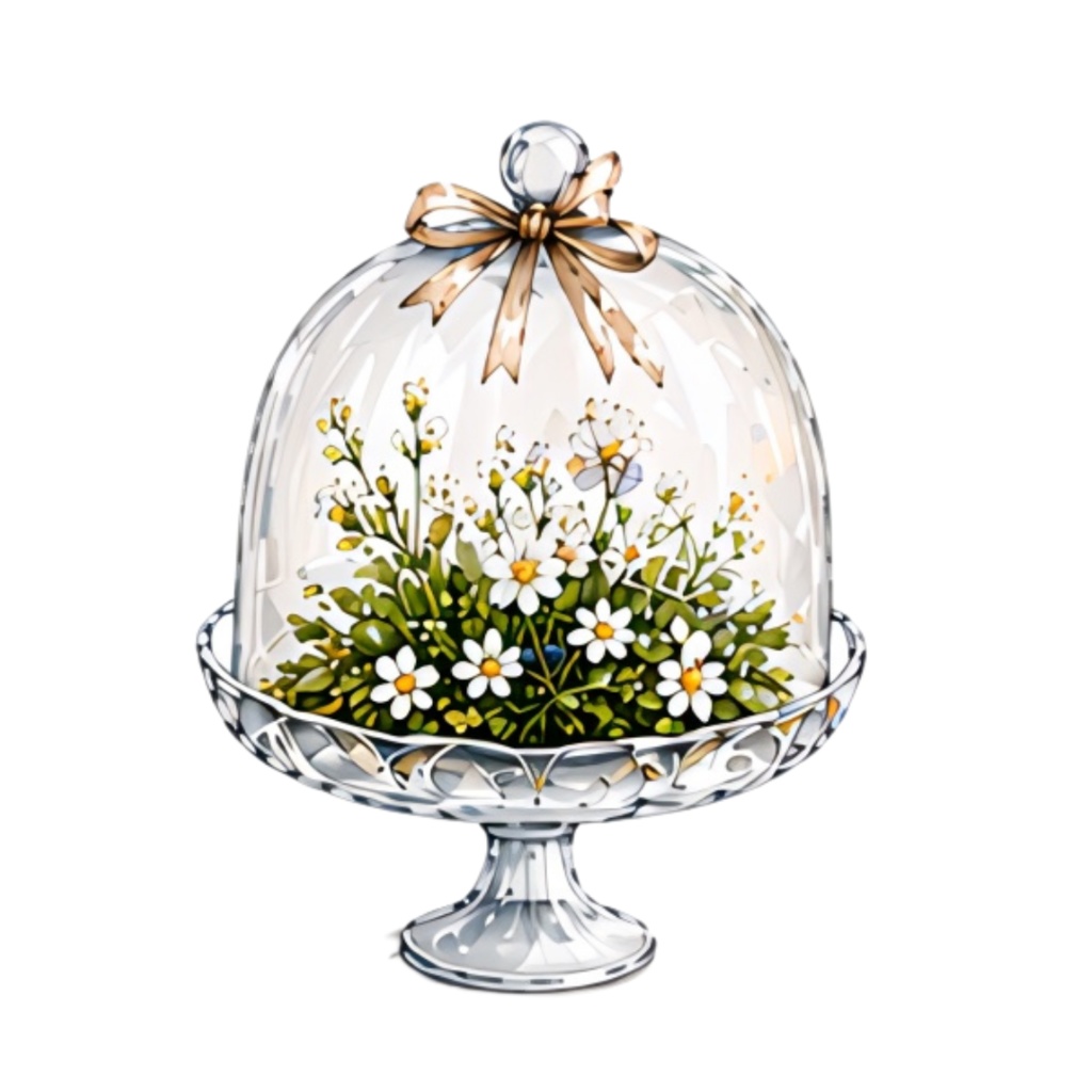 【 季節春 Spring 】水彩アンティーク風クリップアート素材17点セット|PNG形式背景透過