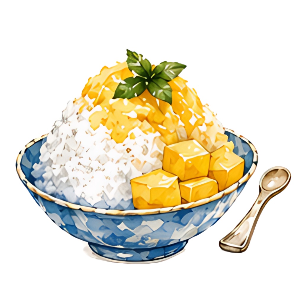 「 季節夏 Summer 」水彩アンティーク風クリップアート素材19点セット|PNG形式背景透過