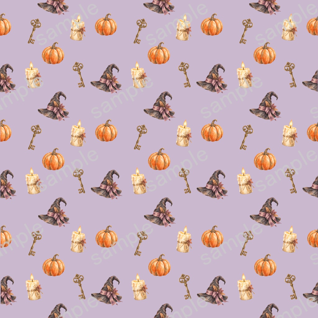 大人かわいい水彩ハロウィン3枚セット | アンティーク&くすみカラー 背景画像