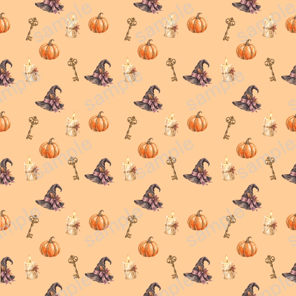 大人かわいい水彩ハロウィン3枚セット | アンティーク&くすみカラー 背景画像
