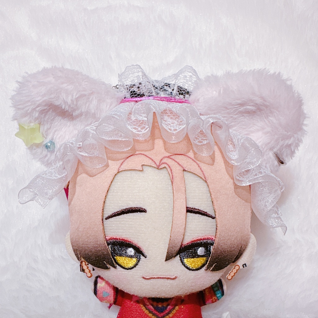 ぬい用 ピンクパンダのヘッドドレス