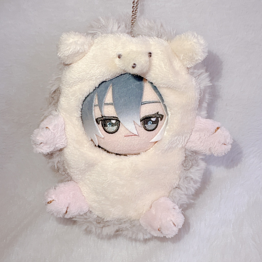 【生地変更しました】ハリネズミの着ぐるみ　ぬい服　10～12cm