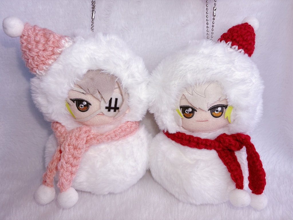 雪だるまの着ぐるみ　ぬい服　10~12cm