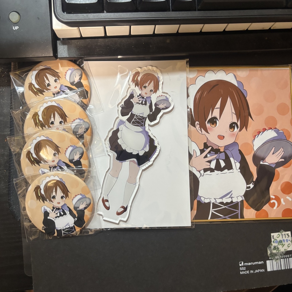 【セール中】メイド憂ちゃんセット【ミニ色紙】