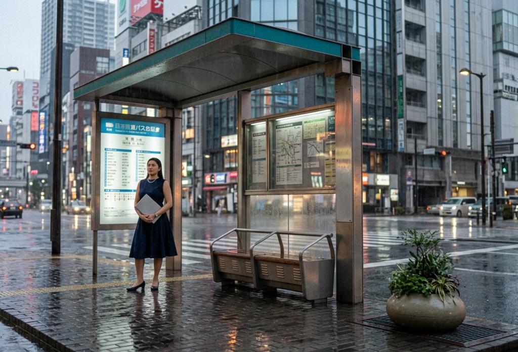 Modern Bus Stop 3D Asset – Modular Street Environment