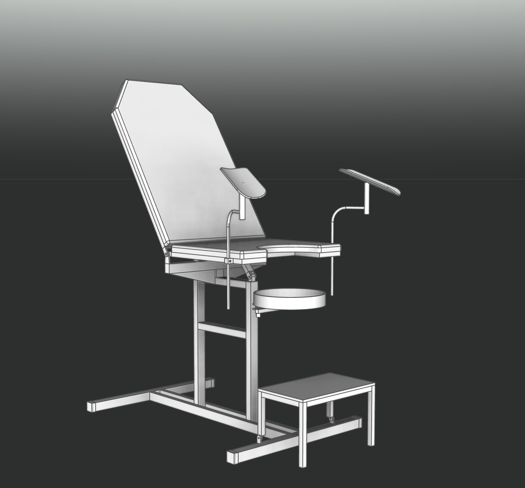 Retro Medical Examination Chair
