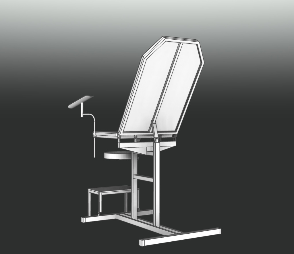 Retro Medical Examination Chair