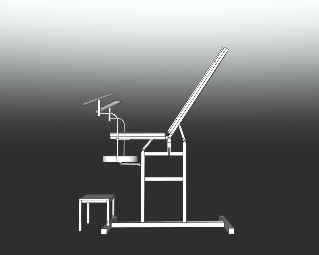Retro Medical Examination Chair