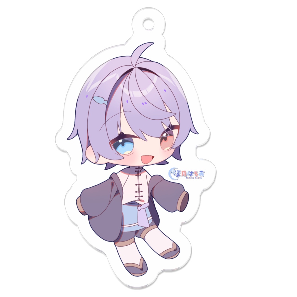 浮月はろあ　新衣装SD アクリルキーホルダー　ver.1 50mmx50mm