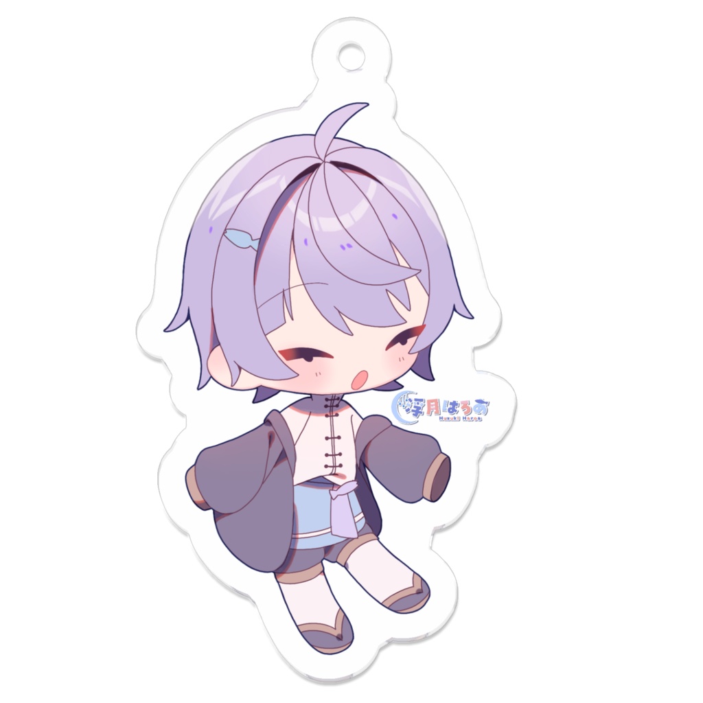 浮月はろあ 新衣装SD アクリルキーホルダー ver.2 50mmx50mm