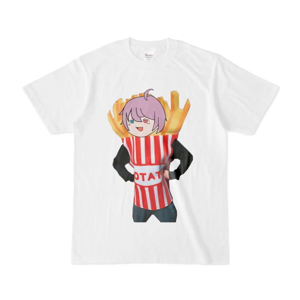 【Tシャツ】ポテトはろあ　ゆっくりはろあ