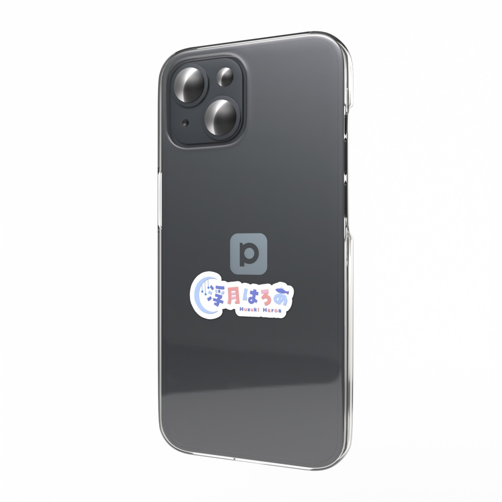 浮月はろあ ロゴステッカー