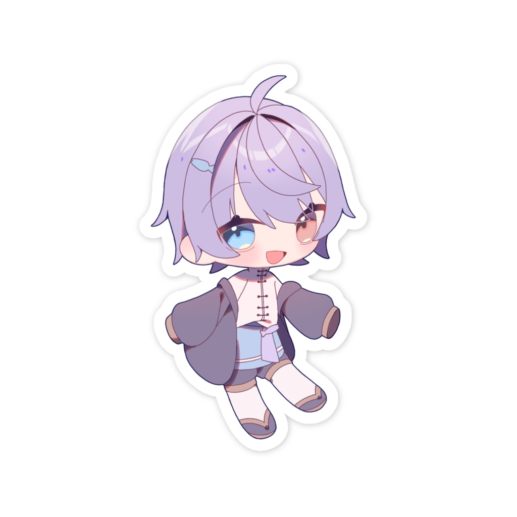 はやかわゆる様作 浮月はろあ ステッカー2