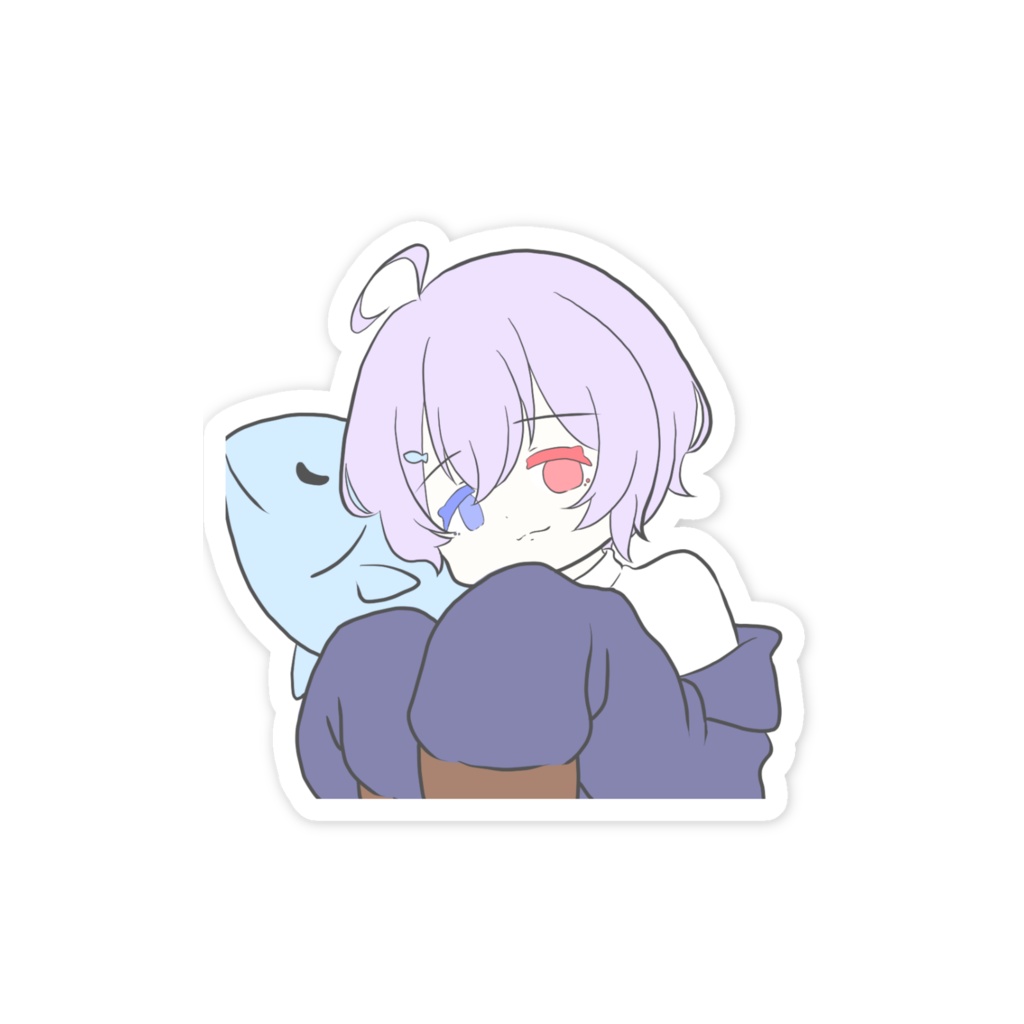 おまるてぁん作 浮月はろあステッカー